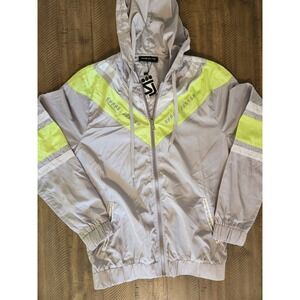 Shane Justin Reflective Wind Breaker Rain‎ Jacket Size S NWT Fresh Trendy
